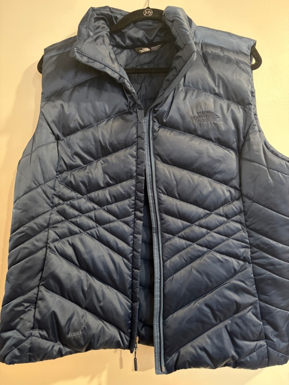 The North Face Navy Quilted Puffer Jacket